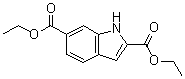 1H-Indole-2,6-dicarboxylic acid diethyl ester molecular structure (CAS 107516-75-6)
