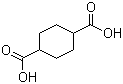 1,4-Cyclohexanedicarboxylic acid molecular structure (CAS 1076-97-7)