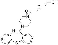 结构式 CAS# 1076199-40-0, 喹硫平 N-氧化物