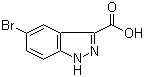 structure of CAS# 1077-94-7, 5-Bromo-1H-indazole-3-carboxylic acid