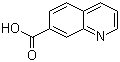7-Quinolinecarboxylic acid molecular structure (CAS 1078-30-4)
