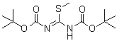 结构式 CAS# 107819-90-9, 1,3-二(叔丁氧羰基)-2-甲基-2-异硫脲