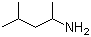 structure of CAS# 108-09-8, 1,3-Dimethylbutylamine;2-Amino-4-methylpentane