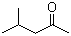 4-Methyl-2-pentanone molecular structure (CAS 108-10-1)