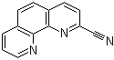 结构式 CAS# 1082-19-5, 1,10-菲咯啉-2-甲腈; 邻菲咯啉-2-甲腈