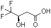 structure of CAS# 108211-36-5, (R)-3-Hydroxy-4,4,4-trifluorobutanoic acid
