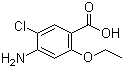 2-Ethoxy-4-amino-5-chlorobenzoic acid molecular structure (CAS 108282-38-8)