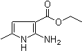 Ethyl 2-amino-5-methyl-1H-pyrrole-3-carboxylate molecular structure (CAS 108290-85-3)
