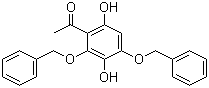 2-Acetyl-3,5-bis(benzyloxy)hydroquinone molecular structure (CAS 1083181-35-4)