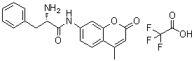 (S)-alpha-Amino-N-(4-methyl-2-oxo-2H-1-benzopyran-7-yl)benzenepropanamide mono(trifluoroacetate) molecular structure (CAS 108321-84-2)