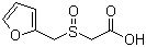 2-[(2-Furanylmethyl)sulfinyl]acetic acid molecular structure (CAS 108499-26-9)