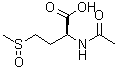 结构式 CAS# 108646-71-5, (2S)-2-(乙酰氨基)-4-(甲基亚磺酰基)丁酸