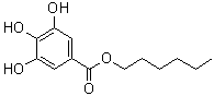 Hexyl gallate molecular structure (CAS 1087-26-9)