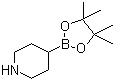 结构式 CAS# 1087160-40-4, 哌啶-4-硼酸频哪醇酯