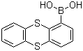 structure of CAS# 108847-76-3, 1-Thianthrenylboronic acid;Thianthrene-1-boronic acid; Thianthren-1-ylboronic acid