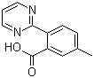 结构式 CAS# 1088994-22-2, 5-甲基-2-(嘧啶-2-基)苯甲酸