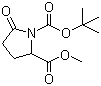 Boc-L-Pyroglutamic acid methyl ester molecular structure (CAS 108963-96-8)