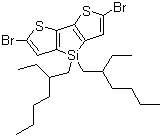 structure of CAS# 1089687-05-7, 2,6-Dibromo-4,4-bis(2-ethylhexyl)-4H-silolo[3,2-b:4,5-b']dithiophene