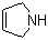 3-Pyrroline molecular structure (CAS 109-96-6)