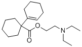 structure of CAS# 109158-77-2, Dicyclomine-1'-ene;2-(diethylamino)ethyl 1-(cyclohexen-1-yl)cyclohexane-1-carboxylate