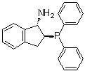 structure of CAS# 1091606-69-7, (1S,2S)-2-(Diphenylphosphino)-2,3-dihydro-1H-inden-1-amine
