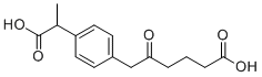结构式 CAS# 1091621-61-2, 4-(1-羧基乙基)-delta-氧代-苯己酸