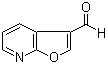 结构式 CAS# 109274-99-9, 呋喃并[2,3-b]吡啶-3-甲醛