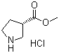Methyl (3S)-3-pyrrolidinecarboxylate hydrochloride molecular structure (CAS 1099646-61-3)