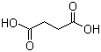 structure of CAS# 110-15-6, Succinic acid;Butanedioic acid; 1,2-Ethanedicarboxylic acid; Amber acid