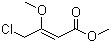 结构式 CAS# 110104-60-4, (E)-4-氯-3-甲氧基-2-丁烯酸甲酯