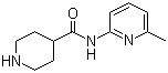 N-(6-Methylpyridin-2-yl)piperidine-4-carboxamide molecular structure (CAS 110105-99-2)