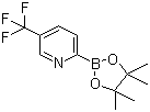 结构式 CAS# 1101205-23-5, 5-(三氟甲基)吡啶-2-硼酸频哪醇酯