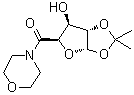 结构式 CAS# 1103738-19-7, (5S)-4,5-O-(1-甲基亚乙基)-1-C-4-吗啉基-D-戊二醛-5,2-呋喃木糖