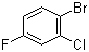 1-Bromo-2-chloro-4-fluorobenzene molecular structure (CAS 110407-59-5)