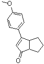 3-(4-甲氧基苯基)-4,5,6,6a-四氢-3aH-戊搭烯-1-酮分子结构 (CAS 1104635-00-8)