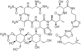 Bleomycin molecular structure (CAS 11056-06-7)