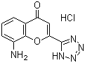 8-Amino-2-(2H-tetrazol-5-yl)-4H-1-benzopyran-4-one hydrochloride molecular structure (CAS 110683-23-3)