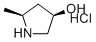 (3R,5S)-5-Methylpyrrolidin-3-ol hydrochloride molecular structure (CAS 1107658-76-3)