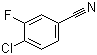 structure of CAS# 110888-15-8, 4-Chloro-3-fluorobenzonitrile