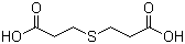 structure of CAS# 111-17-1, 3,3'-Thiodipropionic acid;Bis(2-carboxyethyl)sulfide