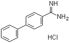 结构式 CAS# 111082-23-6, 联苯-4-甲脒单盐酸盐