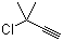 structure of CAS# 1111-97-3, 3-Chloro-3-methyl-1-butyne