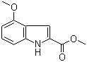 Methyl 4-methoxy-2-indolecarboxylate molecular structure (CAS 111258-23-2)