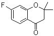 7-Fluoro-2,3-dihydro-2,2-dimethyl-4H-1-benzopyran-4-one molecular structure (CAS 111477-98-6)