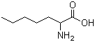 2-Aminoheptanoic acid molecular structure (CAS 1115-90-8)