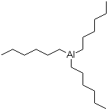 Tri-n-hexylaluminium molecular structure (CAS 1116-73-0)
