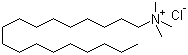 structure of CAS# 112-03-8, Octadecyl trimethyl ammonium chloride;Octadecyltrimethylammonium chloride; Steartrimonium chloride; Stearyl trimethyl ammoium chloride; Trimethyloctadecylammonium chloride; Aliquat 7
