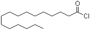 Palmitoyl chloride molecular structure (CAS 112-67-4)
