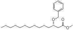 (3S)-3-(Phenylmethoxy)tetradecanoic acid methyl ester molecular structure (CAS 112031-18-2)