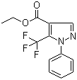 structure of CAS# 112055-34-2, Ethyl 1-phenyl-5-(trifluoromethyl)-1H-pyrazole-4-carboxylate